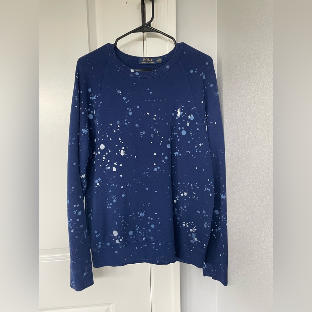 Men’s Polo Ralph Lauren Blue Sweater Size Medium